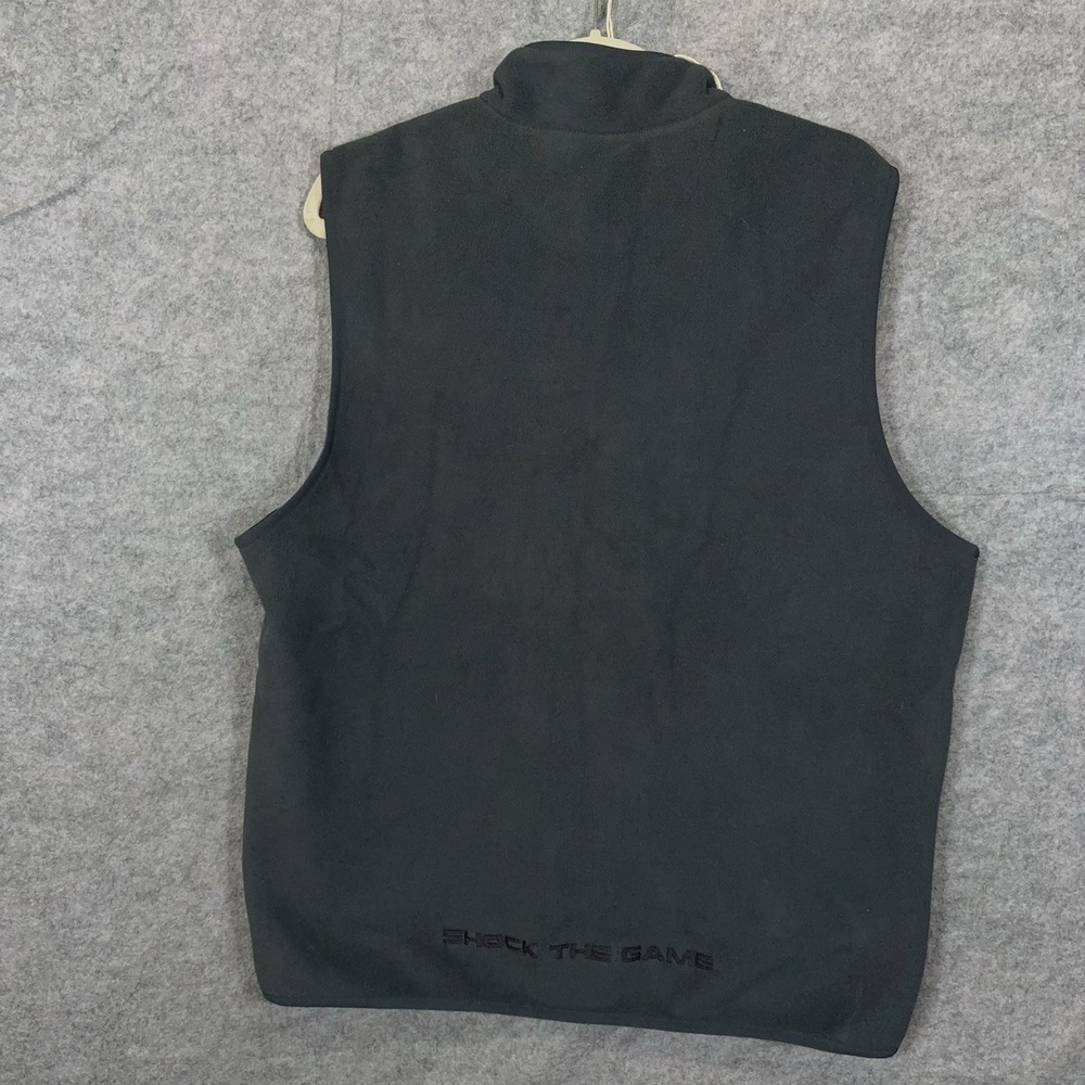 Anta Sports Shock The Game Fleece Vest Men Sz L Gray Black Lined NWT (SIZE NOTE) - Picture 4 of 12